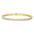 ‘Juniper’ Oval Opal Tennis Bracelet