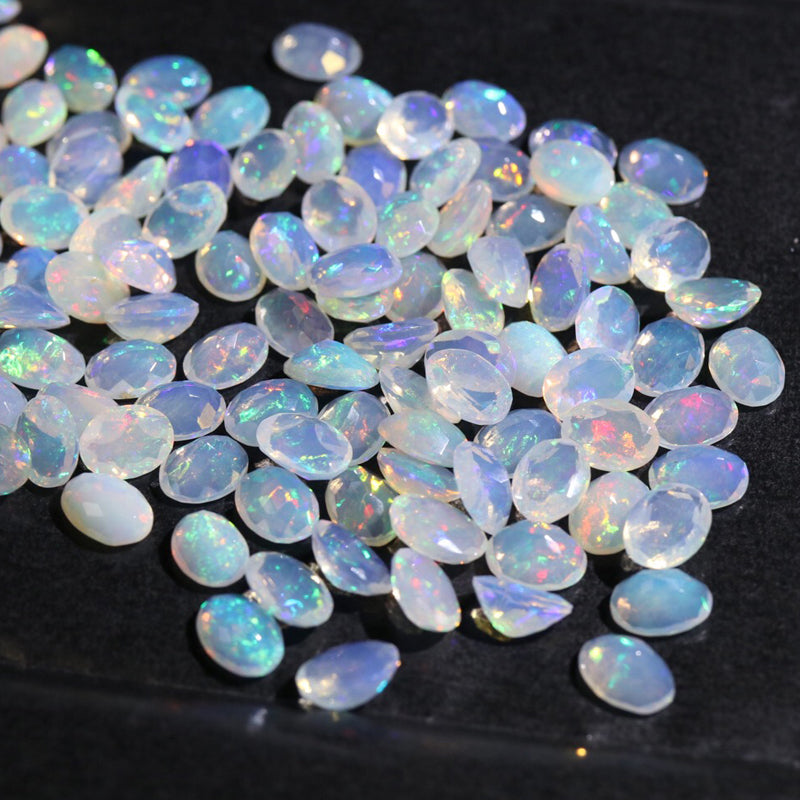 ‘Henley’ Faceted Oval Loose Opal – bulk lot