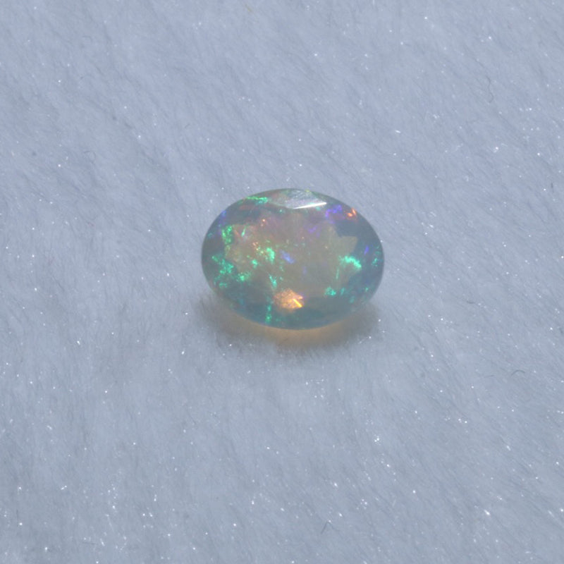 ‘Henley’ Faceted Oval Loose Opal – on white