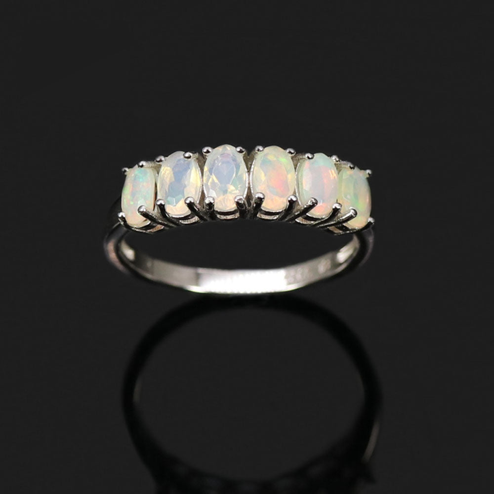 ‘Lawson’ Five Oval Opal Band Ring