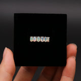 ‘Lawson’ Five Oval Opal Band Ring – in box hand