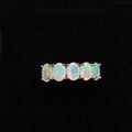 ‘Avalon’ Five Stone Oval Opal Ring