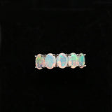 ‘Avalon’ Five Stone Oval Opal Ring