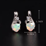 ‘Loveday’ Heart Cut Opal Drop Earrings – dimensions