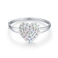 ‘Eloise’ Heart Opal Cluster Bangle