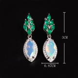 ‘Sonora’ Marquise Opal Agate Drop Earrings – dimensions