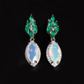 ‘Sonora’ Marquise Opal Agate Drop Earrings