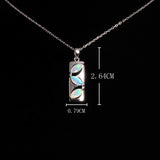 ‘Elodie’ Marquise Opal Bar Pendant – dimensions
