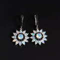 ‘Sunny’ Opal Sunflower Drop Earrings