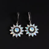 ‘Sunny’ Opal Sunflower Drop Earrings