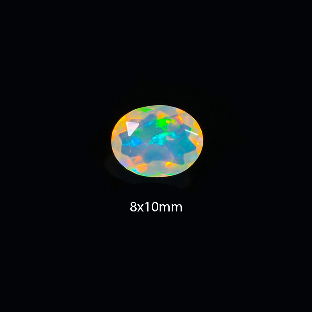 ‘Clancy’ Oval Faceted Opal Loose Stones – single stone