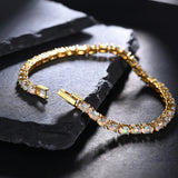 ‘Juniper’ Oval Opal Tennis Bracelet – on slate