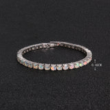 ‘Florence’ Round Opal Tennis Bracelet – width dimension