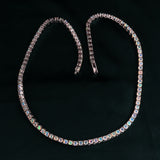 ‘Kimberley’ Round Opal Tennis Necklace – full length
