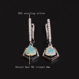 ‘Sedona’ Trillion Opal Geometric Drop Earrings – material callouts
